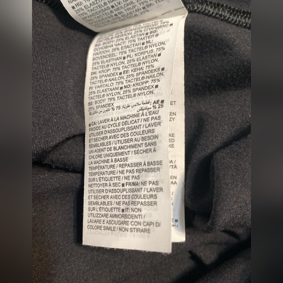 Athleta Pants Womens Medium Black  Wide Legs Sweatpants Cozy Active Sporty‎ crop - Picture 5 of 8